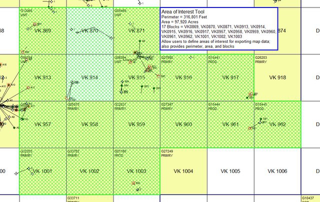 Maps - Area of Interest Tool